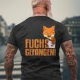 Doppelkopf Card Game Foxes Catch T-Shirt mit Rückendruck Geschenke für alte Männer