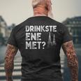 Drinkste Ene Met Kölsches Grundgesetz Carnival Cologne T-Shirt mit Rückendruck Geschenke für alte Männer