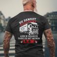 Du Denkstielleicht Ich Hörre Dir Zu Aber Lorry Driver T-Shirt mit Rückendruck Geschenke für alte Männer