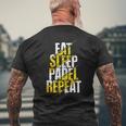 Eat Sleep Padel Repeat Padel Tennis Divertido Padelista Sin Mangas Camiseta Hombre Estampado Espalda Regalos para ancianos