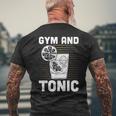 Ediciónintage De Gym And Tonic Camiseta Hombre Estampado Espalda Regalos para ancianos