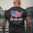 Emigration Usa Farewell Gadgets America Emigrant T-Shirt mit Rückendruck Geschenke für alte Männer