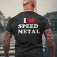 Me Encanta El Speed Metal Me Encanta El Speed Metal Camiseta Hombre Estampado Espalda Regalos para ancianos