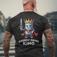 Energy Drink King Tin Energy Drink T-Shirt mit Rückendruck Geschenke für alte Männer