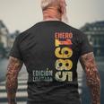 Enero De 1985 Retro 1985 Año 1985Intage 1985 Desde 1985 Camiseta Hombre Estampado Espalda Regalos para ancianos