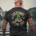 Everybody In The Pub Getting Tipsy Men's T-shirt Back Print Gifts for Old Men