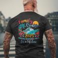 Family Cruise 2025 Making Memories Family Ship Vacation Men's T-shirt Back Print Gifts for Old Men