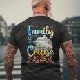 Family Cruise 2025 Vacation Trip Family Matching Cruise Ship Men's T-shirt Back Print Gifts for Old Men