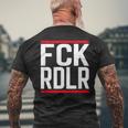 Fck Rdlr Anti Radler Saying And Statement Party S T-Shirt mit Rückendruck Geschenke für alte Männer