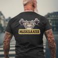 Fitness Fitness Trainer Muscle Soreness Bodybuilder Gym T-Shirt mit Rückendruck Geschenke für alte Männer