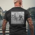 French Old Bike Front Wheel Driveelosolex T-Shirt mit Rückendruck Geschenke für alte Männer