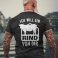 Agriculture Saying I Will A Rindon Dir Fun T-Shirt mit Rückendruck Geschenke für alte Männer