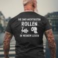 Angel Die Zwei Wichtigsten Rollen In Meinem Leben T-Shirt mit Rückendruck Geschenke für alte Männer