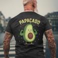 Avocado For Fathers Papacado T-Shirt mit Rückendruck Geschenke für alte Männer