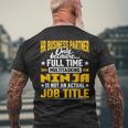 Hr Business Partner Job Title Camiseta Hombre Estampado Espalda Regalos para ancianos