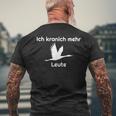 Pause Ich Kranich Mehr Bird Saying Joke T-Shirt mit Rückendruck Geschenke für alte Männer