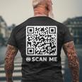 Qr President Trump Dancing Code 4547 On Back Men's T-shirt Back Print Gifts for Old Men