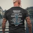 Slogan North Sea North German Basic Law T-Shirt mit Rückendruck Geschenke für alte Männer