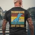 T-Rex Tyrannosaurus Tivanofauvuvex Meme T-Shirt mit Rückendruck Geschenke für alte Männer