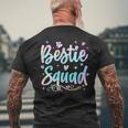 Tie Dye Best Friend Matching Bestie Squad Bff Cute Men's T-shirt Back Print Gifts for Old Men