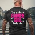 Gamer Gaming Zocken Zockerideospiele Streamer T-Shirt mit Rückendruck Geschenke für alte Männer