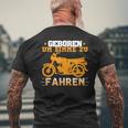 'Geboren Um S-51 Zu Fahren' Simson S51 Oldtimer T-Shirt mit Rückendruck Geschenke für alte Männer