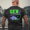 Gen Z Slogan Sleeping Fault Gen Zzz Generation Z T-Shirt mit Rückendruck Geschenke für alte Männer