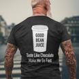 Good Bean Juice Coffee Meme Joke Men's Back Print T-Shirt Gifts for Old Men