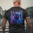 Gorillar Gamer Tag Gorilla Monkeyr Gamer T-Shirt mit Rückendruck Geschenke für alte Männer