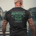 Gracioso Respeto A Los Locales Cocodrilo En El Gimnasio Halterofilia Camiseta Hombre Estampado Espalda Regalos para ancianos