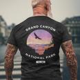 Grand Canyon Arizona Usa National Parks Travel Hiking T-Shirt mit Rückendruck Geschenke für alte Männer