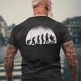 Guitar Player Evolution Guitar T-Shirt mit Rückendruck Geschenke für alte Männer