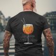 Hallöchen Aperölchen Spritz Party Carnival Club T-Shirt mit Rückendruck Geschenke für alte Männer