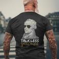 HamiltonShirt Talk Less Smile More Creative-01 Men's Back Print T-Shirt Gifts for Old Men