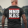 Hessischer Hnd Käs Handkäs T-Shirt mit Rückendruck Geschenke für alte Männer