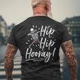 Hip Hip Hooray Hip Operation Encourage New Hip S T-Shirt mit Rückendruck Geschenke für alte Männer