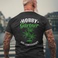 Hobby Gardener From Passion Garden Hemp Cannabis Motif T-Shirt mit Rückendruck Geschenke für alte Männer