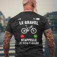 Humour Gravel M'appelle Message Drôleélo Gravel T-shirt imprimé au dos Cadeaux pour les vieillards