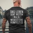 Humpeln Crücken Saying Meniscus Riss Cross Ligament Riss T-Shirt mit Rückendruck Geschenke für alte Männer