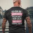 Ich Bin Dieerrückte Patentanteor Der Dich Alle Gewarnt T-Shirt mit Rückendruck Geschenke für alte Männer