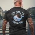 Ich Bin Ein Karnewal Carnival Costume T-Shirt mit Rückendruck Geschenke für alte Männer