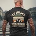 Ich Bin Nur Wegen Dem Kaiserschmarrn Hier Bergsteiger Hiking S T-Shirt mit Rückendruck Geschenke für alte Männer