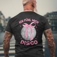 Ich Fühl Mich Disco Party T-Shirt mit Rückendruck Geschenke für alte Männer