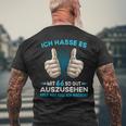 Ich Hasse Es Mit 66 So Gut Aussehen Was Soll Ich Machen T-Shirt mit Rückendruck Geschenke für alte Männer