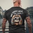 Ich Hasse Menschen Was Stimmt Denn Mit Dir Nicht T-Shirt mit Rückendruck Geschenke für alte Männer