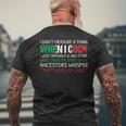Italian Cook Chef Cooking Italy Food Kitchen Culinary Men's Back Print T-Shirt Gifts for Old Men