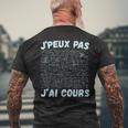 Je Peux Pas J'ai Cours Professeur Mathématiques Equations T-shirt imprimé au dos Cadeaux pour les vieillards