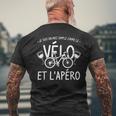 Je Suis Un Mec Simple J'aime Leélo Et L'apéro T-shirt imprimé au dos Cadeaux pour les vieillards