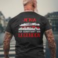 Jena The Birth Place Of Legends T-Shirt mit Rückendruck Geschenke für alte Männer