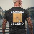 Jeu De Société Amusant Avec Dicton De La Légende De Carrom T-shirt imprimé au dos Cadeaux pour les vieillards